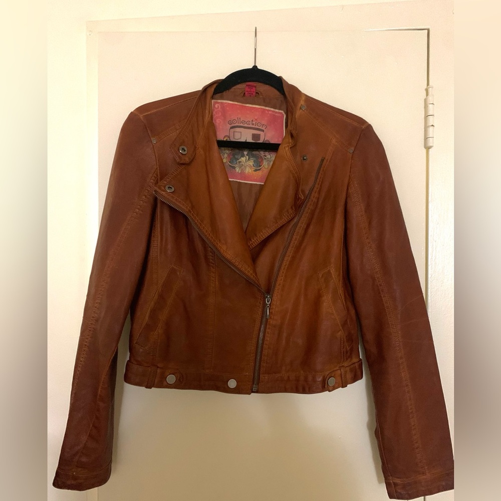 Collection By Bernardo Faux Leather Jacket - Size Small